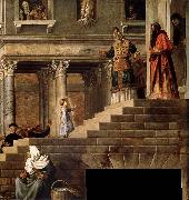 TIZIANO Vecellio Temple gear Maria china oil painting reproduction